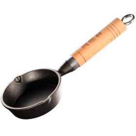 WANGYUANJI 5.11"Melting Pot Cast Iron Sauce Pan, Cast Iron Cookware, Melting Pot Perfect for Heating milk, Water and oil, Meltingchocolate