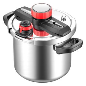 Pressure Cooker, 8Qt Pressure Cooker Stainless Steel, Pressures Canner with Steaming Rack, Tempered Glass Lid, Three Pressures Settings for Meat