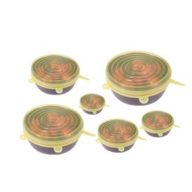 6-piece stretch siliconecover (Option: Special Yellow-Set)