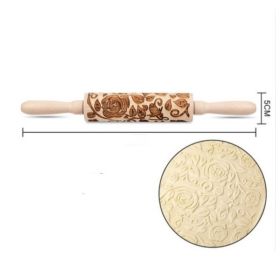 Rolling Pin Christmas Embossing (Option: 5style 43cm)